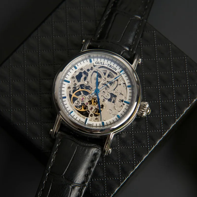 2019 автоматические механические мужские часы персональные полые Чайка M182SK Move