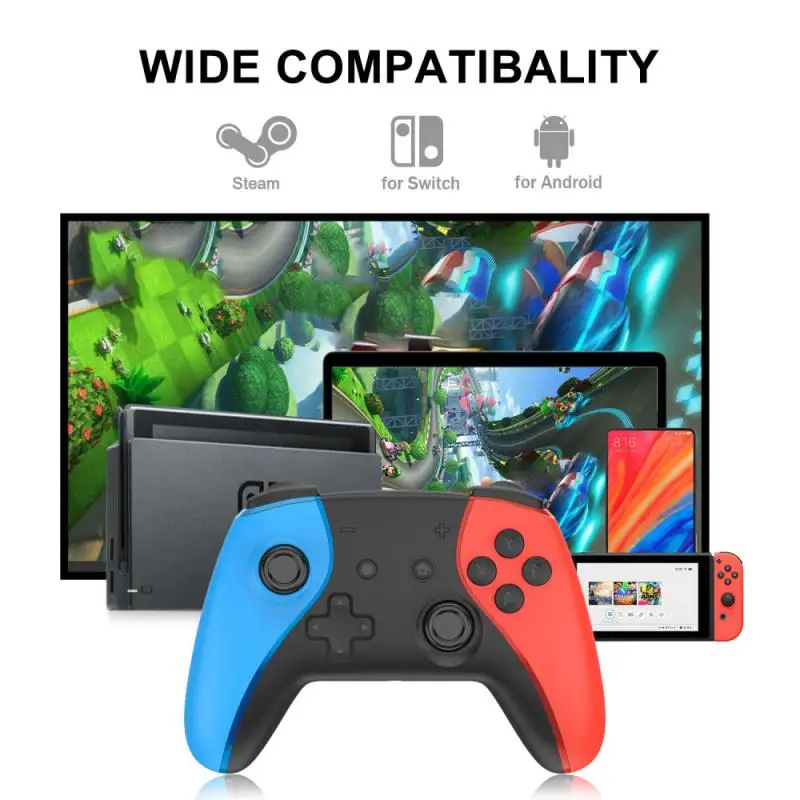 Bluetooth-compatible Pro Gamepad For N-Switch NS-Switch NS Switch Console Video Game USB Joystick Control With 6-Axis | Электроника