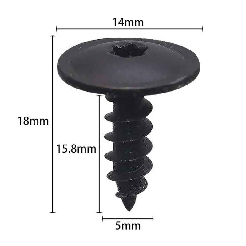 10 шт. поддон для крышки двигателя брызговик колесная арка звездообразный винт крепежные зажимы колесная арка