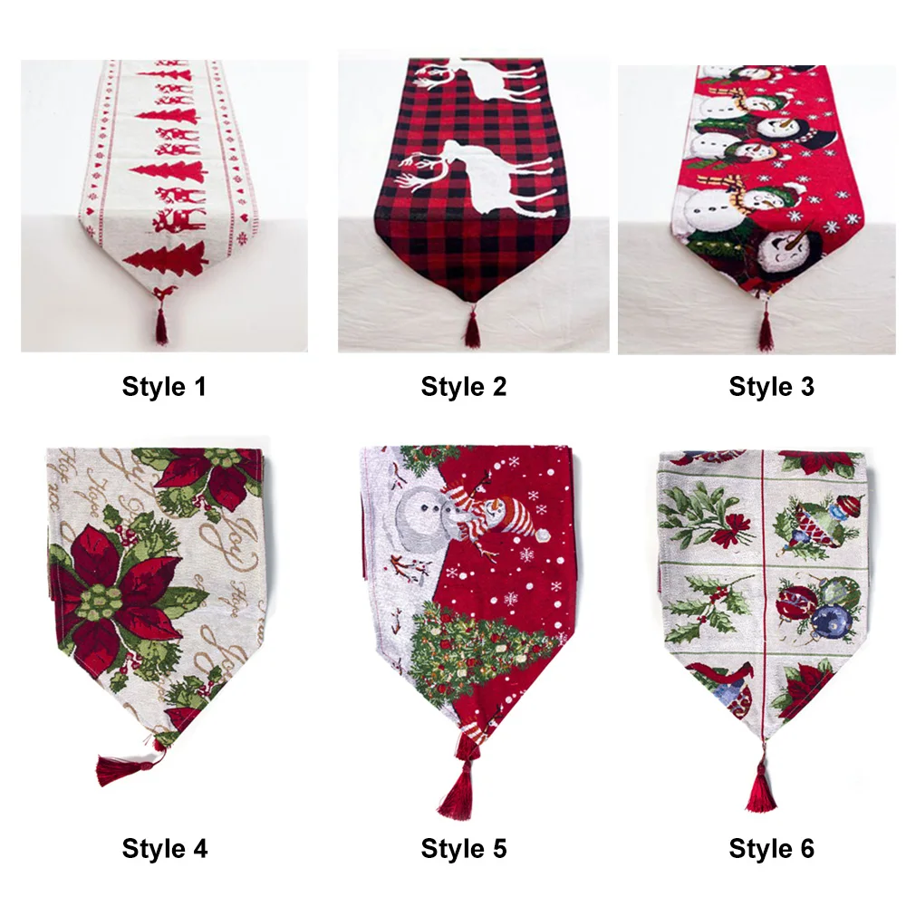 Рождественская Праздничная настольная дорожка Свадебная цвета шампанского