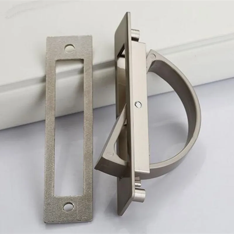 KK & FING вращающаяся Скрытая ручка из цинкового сплава утопленные ручки с татами