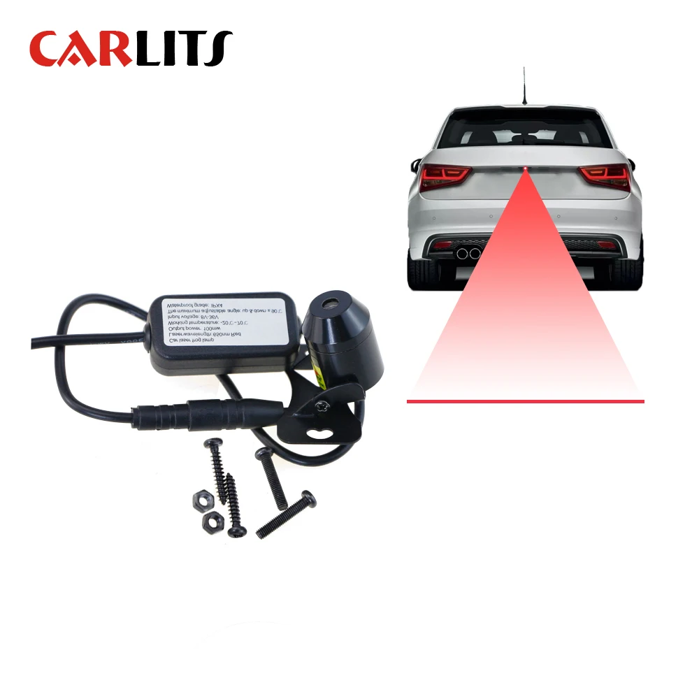 CARLITS 1X прямой автомобильный лазерный задний противотуманный светильник