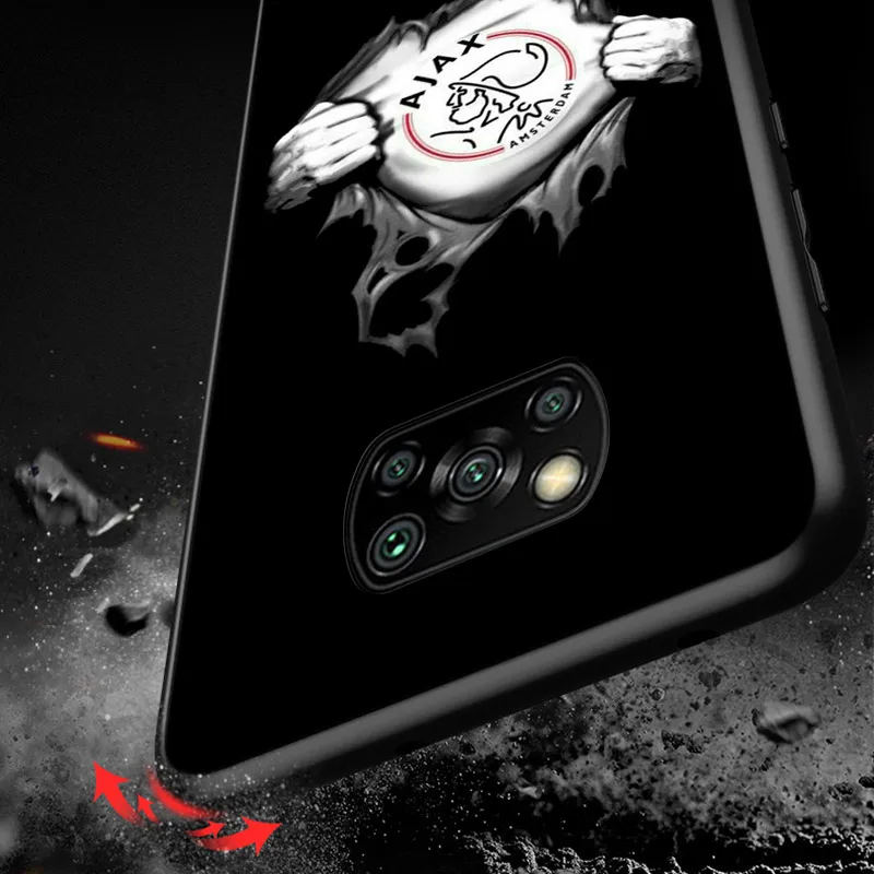 

Ajax Team For Xiaomi Poco X3 NFC M2 X2 F2 C3 M3 Pocophone F1 Pro Mi Play Mix 3 A2 A1 6 5 lite Phone Case