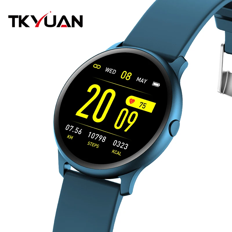 TKYUAN kw19 Смарт-часы женские 1,3 дюймов тонкие BT4.0 часы Активный Пульс фитнес-браслет водонепроницаемые Смарт-часы для мужчин