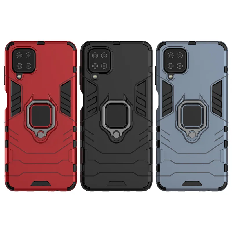 For Cover Samsung A12 Case For Samsung Galaxy A12 Capas Magnetic Ring Stand Case For Samsung M31 A51 A71 A02S A32 M12 A12 Fundas