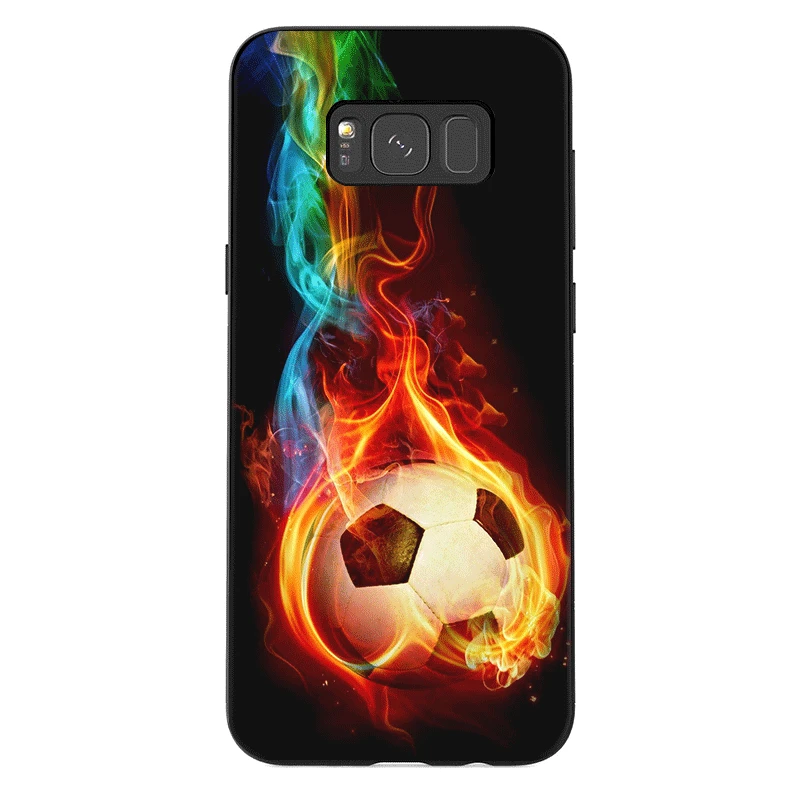Чехол для телефона samsung M10 M20 M30 M40 S6 S7 край S9 S8 S10 S10E Plus Note 8 9 10 Футбол милый |