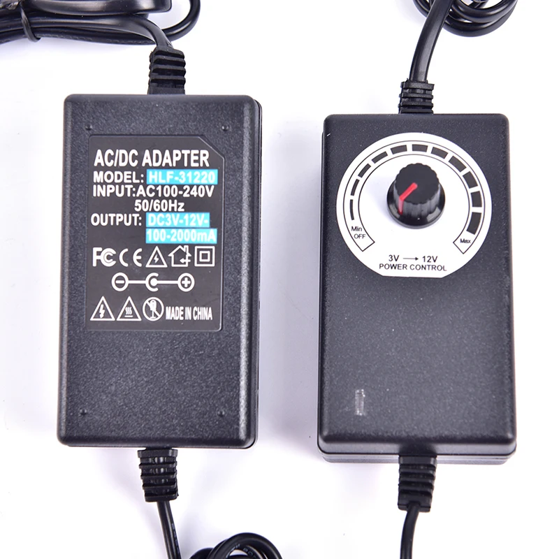 Регулируемый AC к DC 3 12V (жидкокристаллический дисплей) 9 24V 24 36V2A Универсальный