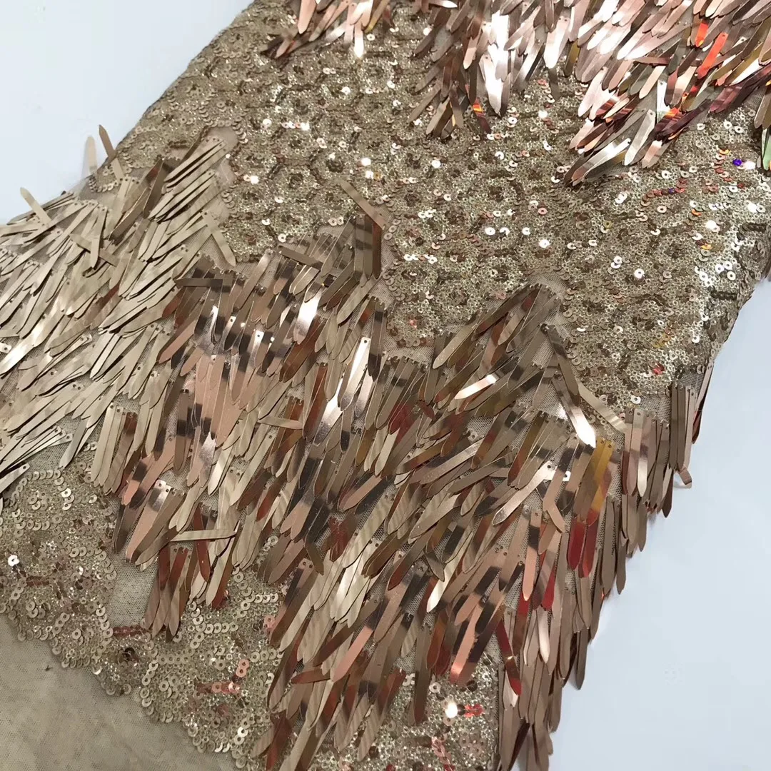 Африканская кружевная ткань цвета шампанского 2021 высококачественное кружево с