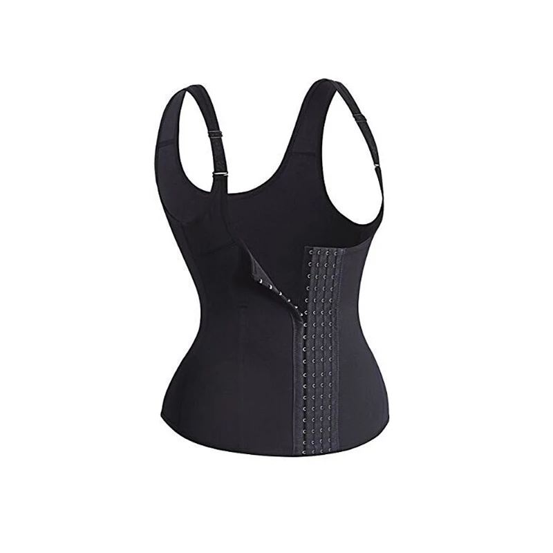 tummy tucker for women Waist Trainer Sauna Vest Tummy Belly  Body Shaper Waist Cincher Corset Adjustable Strap Zipper Hook Shapewear Women Corset target shapewear