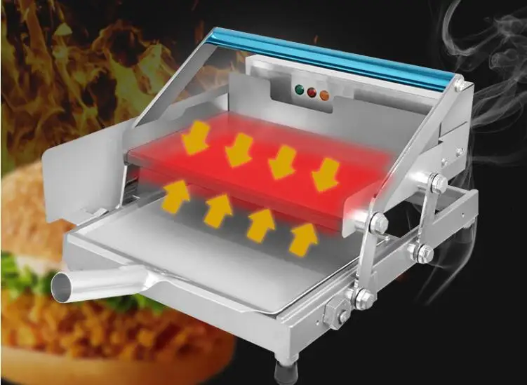 220V испечь устройство для приготовления бургеров коммерческие гамбургер машина