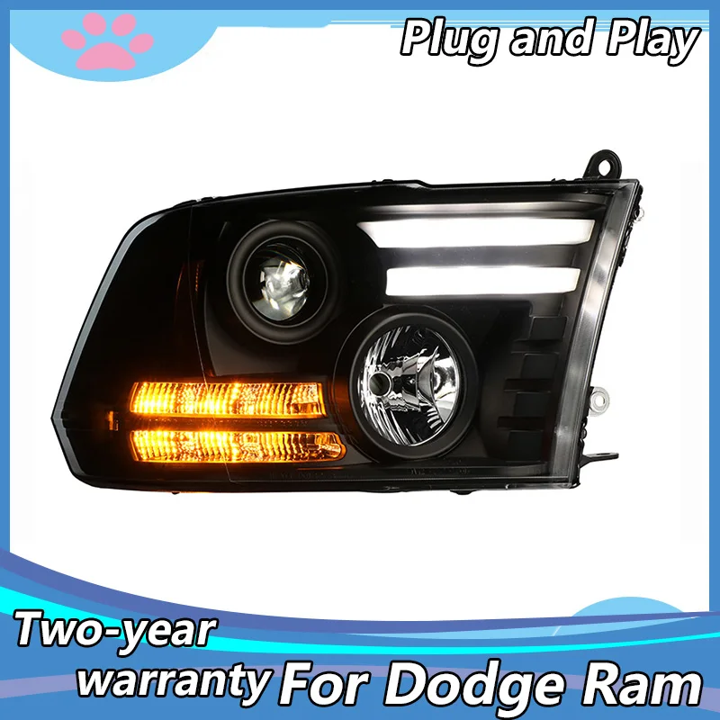 

Car Styling Headlights For Dodge Ram 1500 2009-2012 LED Headlight Head Lamp LED Daytime Running Light LED DRL Bi-Xenon HID