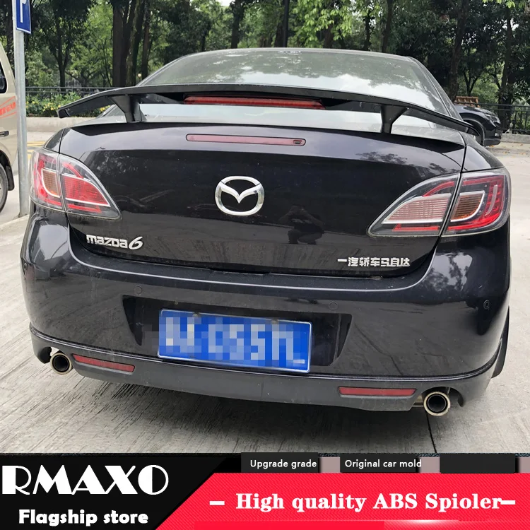 Спойлер для Mazda 6 2006 2019 высококачественный спойлер TF из ABS материала заднее крыло