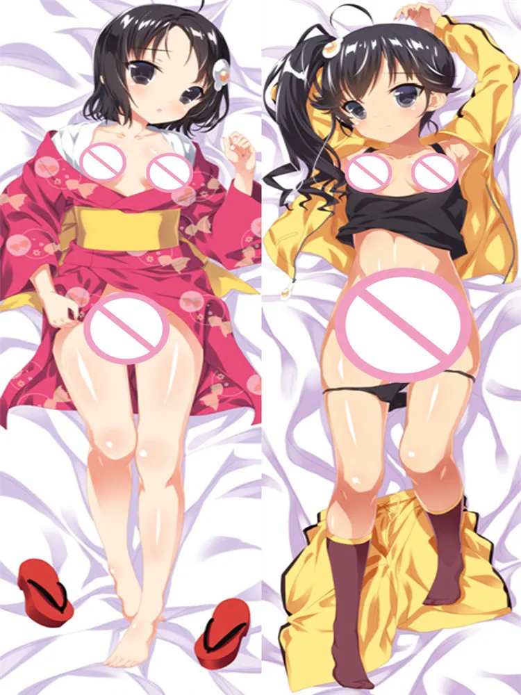 Аниме Bakemonogatari Sengoku Nadeko Hachikuji Mayoi Araragi Karen Dakimakura наволочка обнимающая подушка для