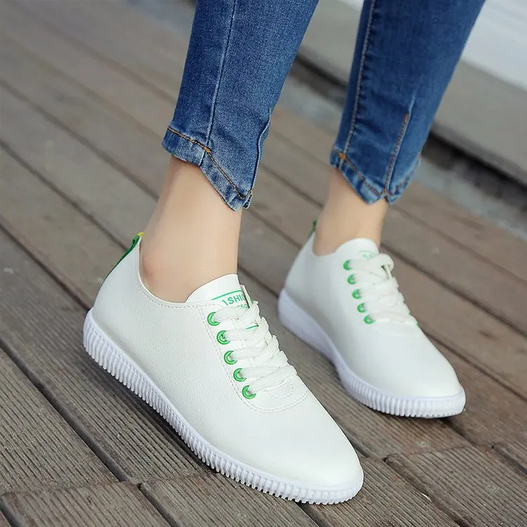 

Women Shoes Spring Autumn Women's White Casual Shoes Breathable Flats Fashion Breathable Women Sneakers