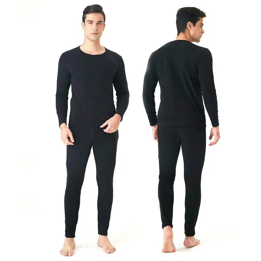 20 Areas Winter Heated Underwear Suit USB Battery Powered Electric Heating Warm Tops Pants Phone Smart Control Temperature