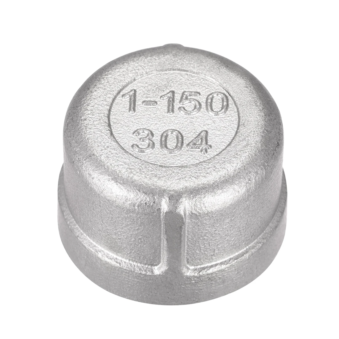 Uxcell 304 Stainless Steel Pipe End Cap Fitting 1" NPT Femal