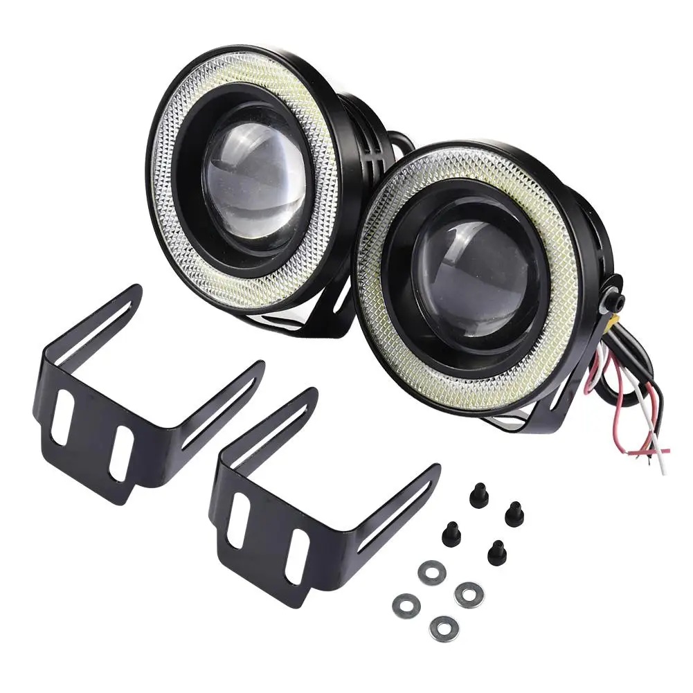 1 пара автомобиля светодиодный туман светильник Алюминий Сплав изменение