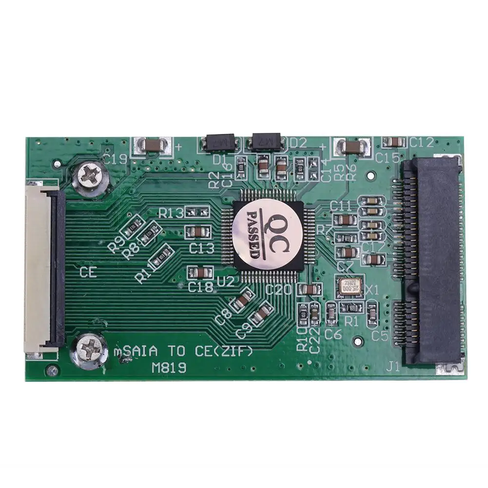 Mini SATA mSATA PCI E IPOD SSD на 40pin 1 8 дюйма ZIF CE конвертер карты для подключения MINI &quotZIF