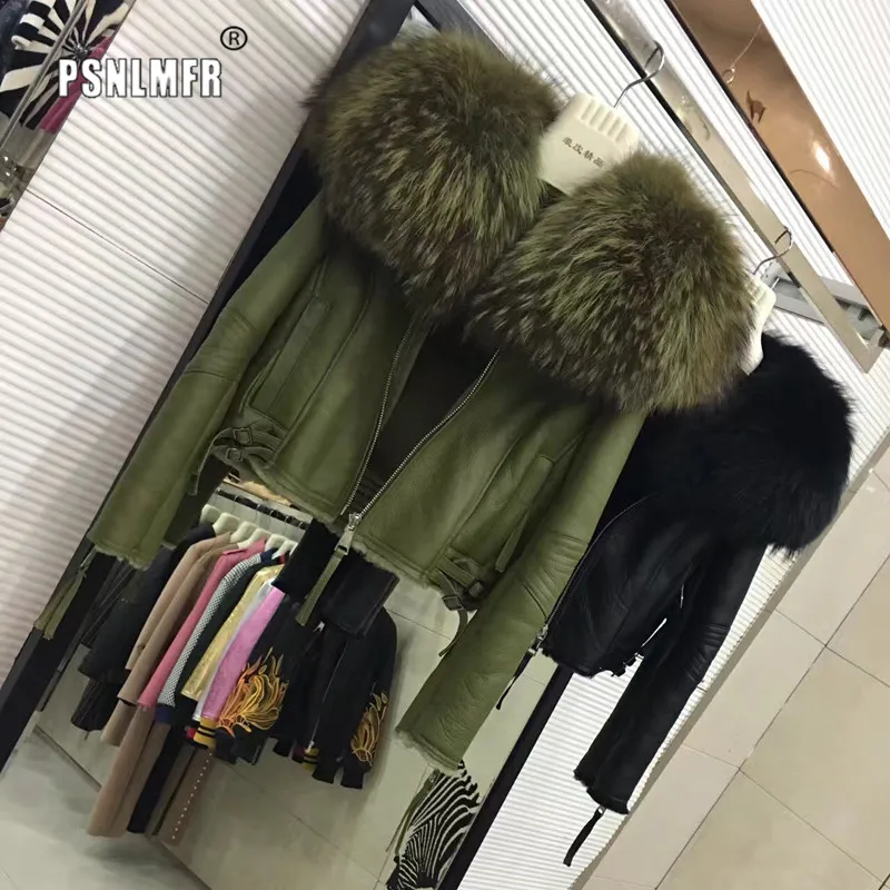 Новое пальто с настоящим мехом в британском стиле Лола с большим воротником из меха енота из берберского флиса, замшевое уличное пальто для женщин