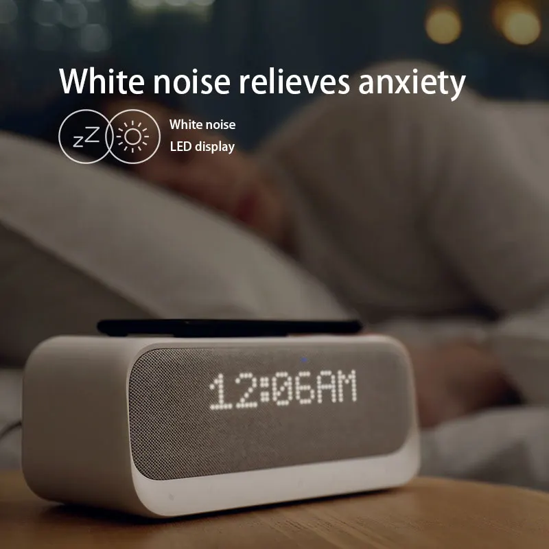 Soundcore Пробуждение Bluetooth портативный динамик Будильник FM радио светодиодный