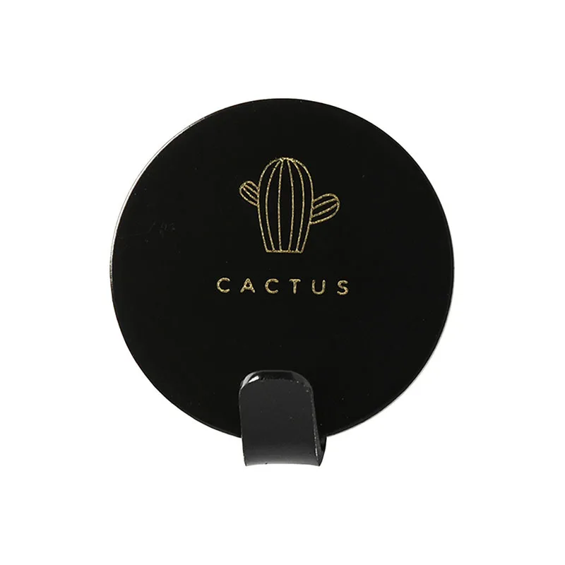 

4PCs/set Decorative Wall Hook Geometric Key Holder Iron Wall-mounted Towel Hat Coat Hooks Wall Hanger For Kitchen Bathroom