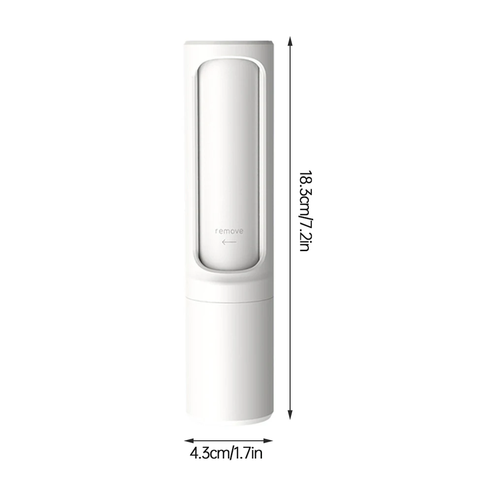 

4 Colors Pet Hair Remover Portable Self-Cleaning Lint Roller Brush 18.3x4.3cm Dust Removal Brush For Clothes Portable Effective