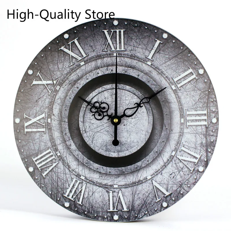 Настенные часы для гостиной минималистический современный дизайн винтажные