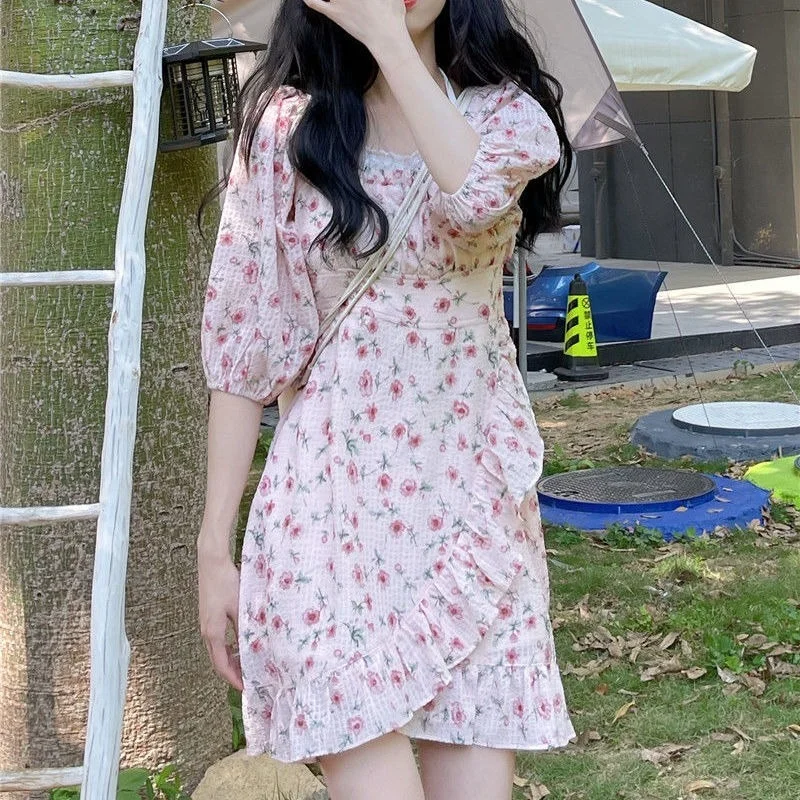 Платья для женщин со складками Мини Повседневные Вечерние одежда женская летняя