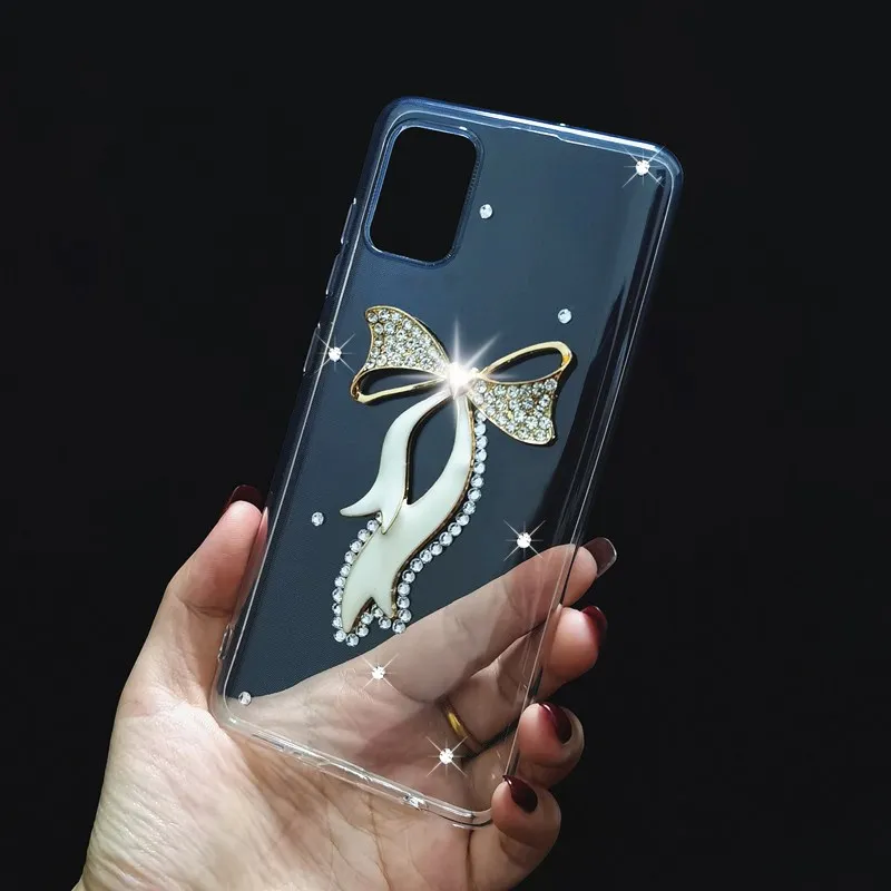 Чехол для телефона с 3d-бабочкой Samsung Galaxy M21 M31 A31 A41 A51 A71 5G A3 A5 A7 2016 2017 J2 A2 J7 Core сделай