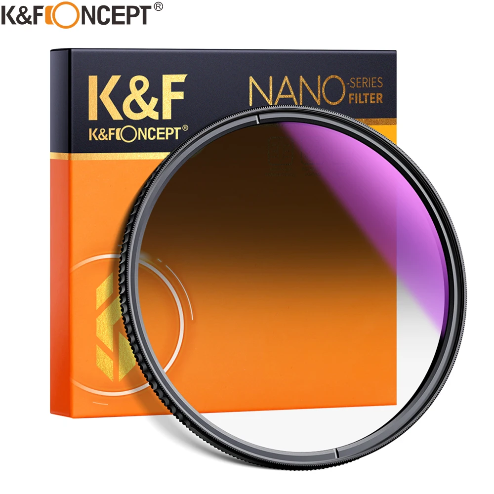 Купи K&F Concept Nano-X HD GND8 ND8 Lens filter Optical Glass Soft Gradient with Coating 49mm 52mm 55mm 58mm 62mm 67mm 72mm 77mm 82mm за 1,822 рублей в магазине AliExpress