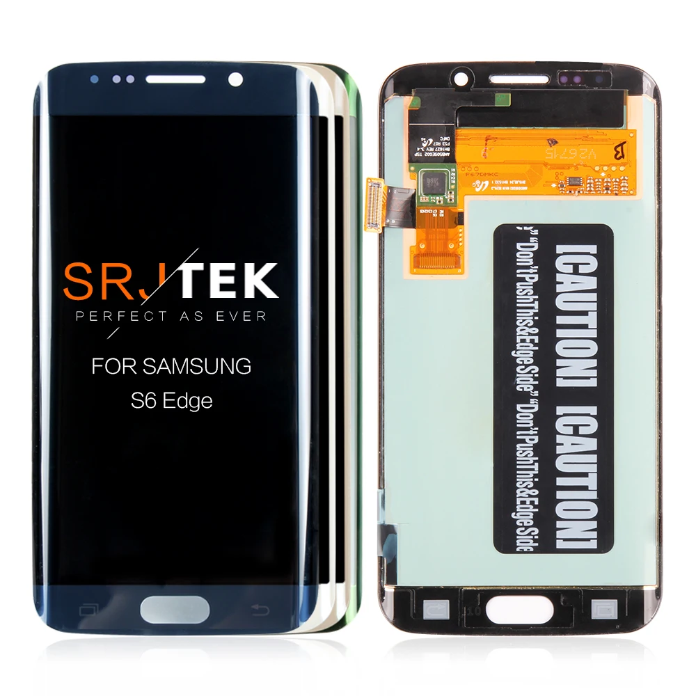 5 1 ''Super AMOLED экран для SAMSUNG S6 Edge ЖК дисплей Galaxy LCD EDGE G925 G925F сенсорный Запасные
