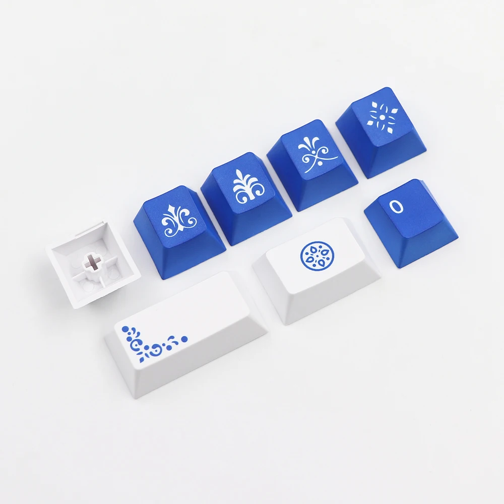135 Key Lazurite Keycap PBT Dye Subbed Cherry Profile Keycaps 1.75U 2U Shift For dz60 GK61 64 84 TKL87 98 108 MX Switch Cap | Компьютеры и