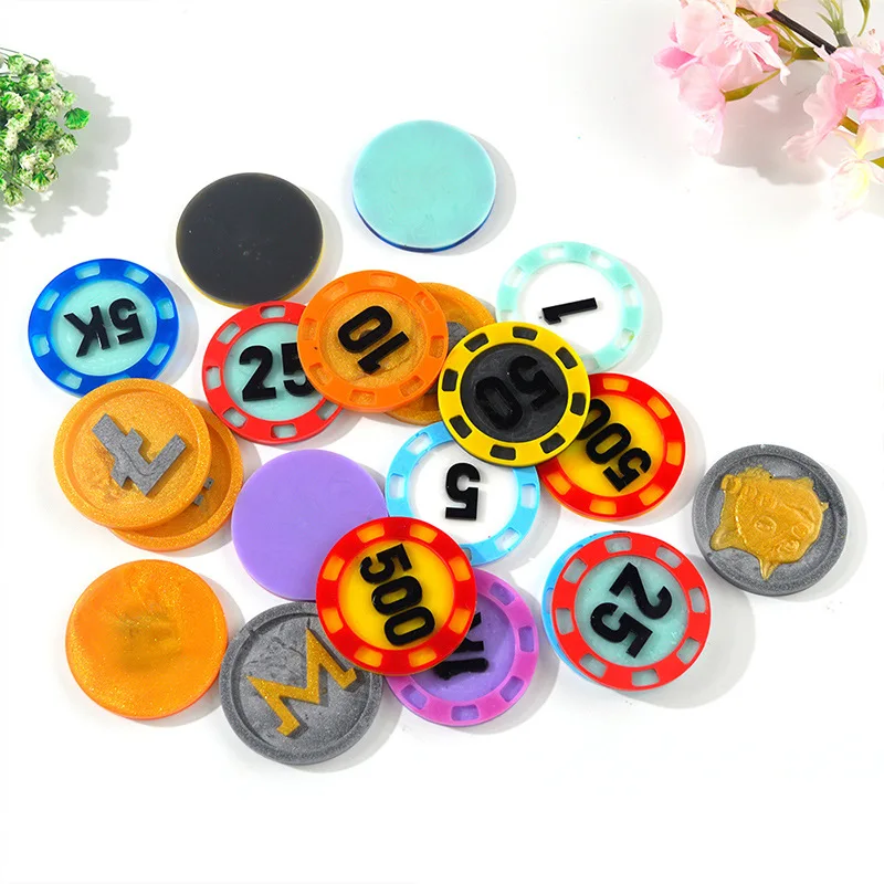 

DIY Epoxy Mold Resin Commemorative Coin Mold Collection Entertainment and Leisure Digital Chips Bitcoin Silicone Mold