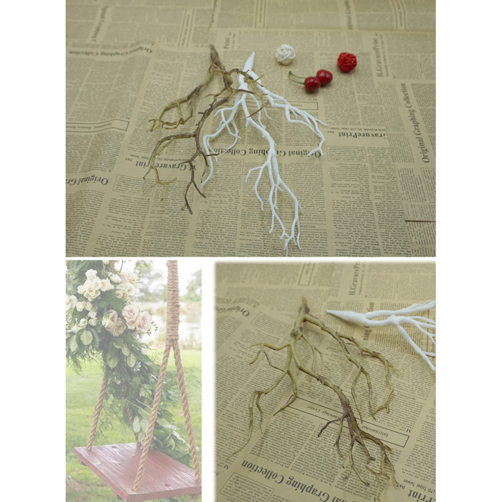 Маленькая сушеная ветка дерева искусственное растение сделай сам рукоделие