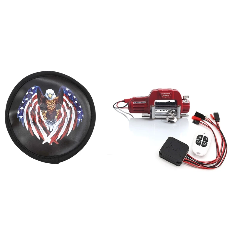 

Запасные шины 115-120 мм, крышка шины для колеса Traxxas Trx4 и металлическая Автоматическая лебедка, Беспроводная система дистанционного управлени...