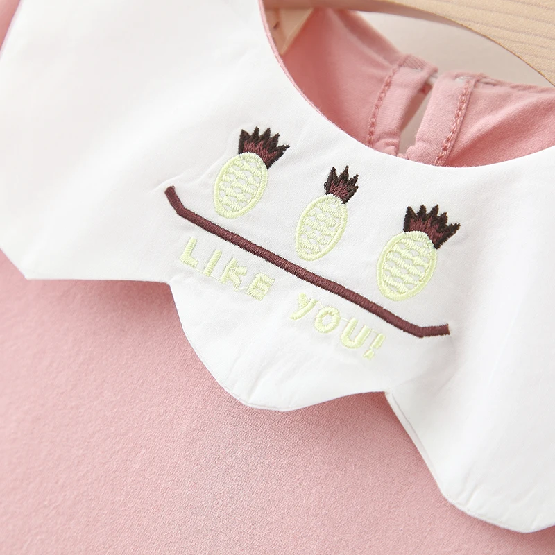 Милое детское платье YALOODE с мультяшным рисунком хлопковая летняя одежда для