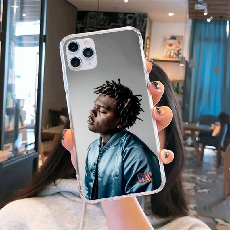 

American Rapper Gunna Phone Case Transparent for iPhone 6 7 8 11 12 s mini pro X XS XR MAX Plus