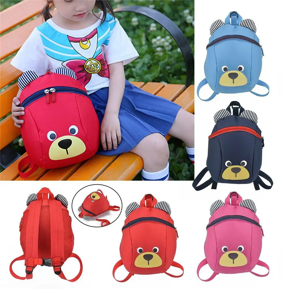 

Strap Safety Harness Reins Anti-lost Nursery Shoulder Bags Toddler School Backpack Cartoon Animal Bags Kids Preschool Rucksack