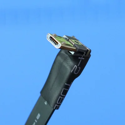 FPV Micro USB 2 0 Type-A 90-градусный адаптер 5 см-100 см FPC плоский Micro-USB 5pin кабель для
