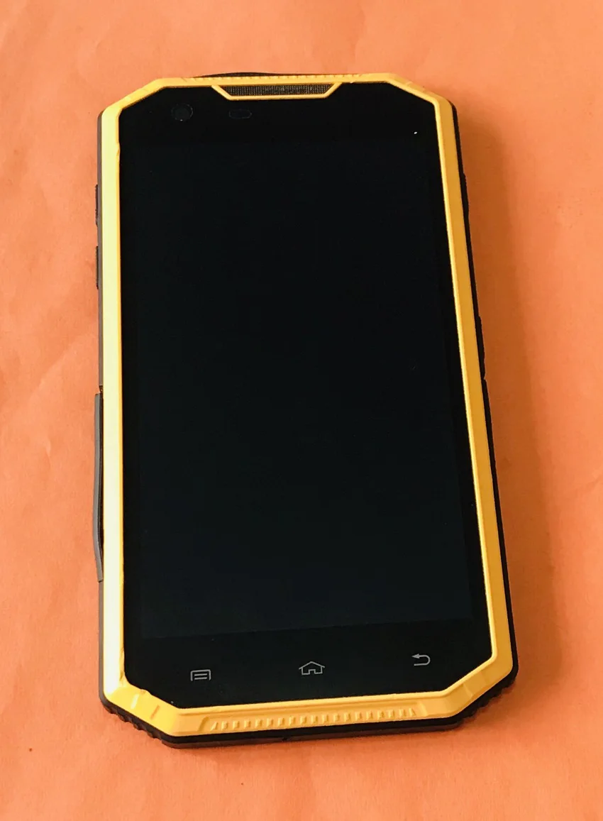 Оригинальный ЖК экран б/у + сенсорный рамка для KXD E & L W7S MTK6737 Quad Core Бесплатная