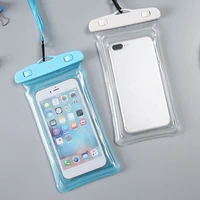universal waterproof phone pouch touch screen underwater camping skiing swimming bag phone case cover for cell phone 3 5 6 inch