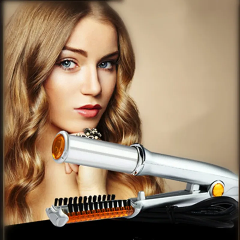 Профессиональная щетка для волос быстрый выпрямитель расческа термостат
