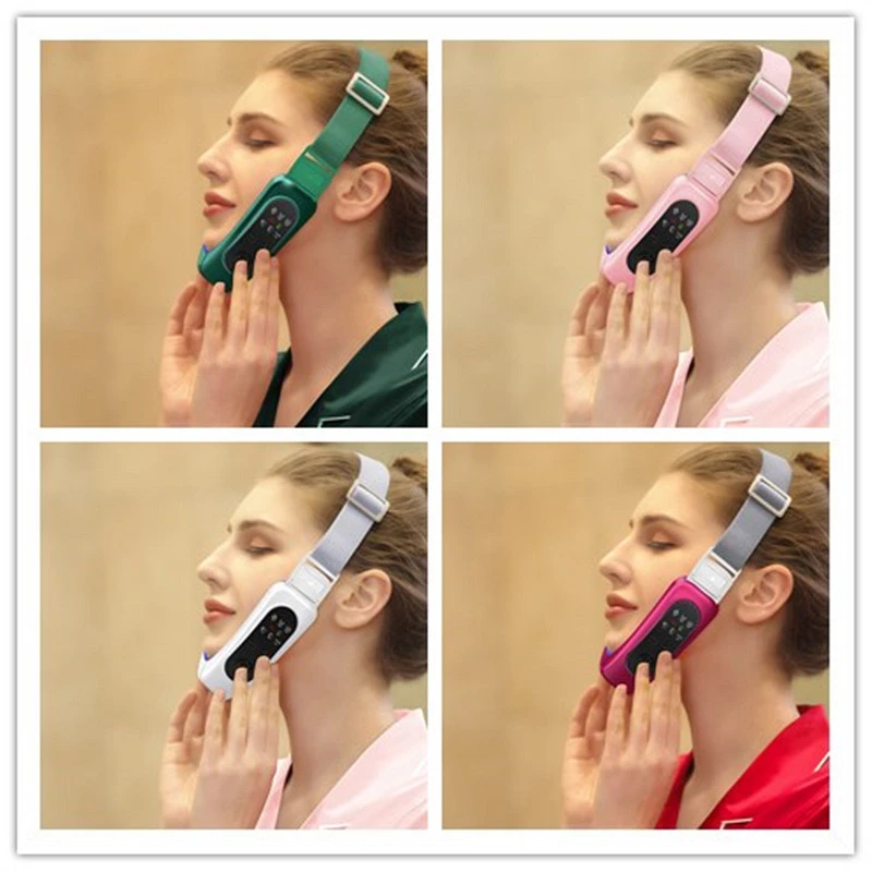 

Thin Face Artifact Micro-current Facial Massager Face-lifting Instrument V Face Thin Masseter Red-ray Blu-ray Beauty Instrument