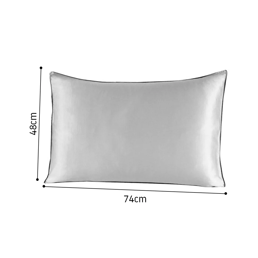 

100% Nature Mulberry Silk Pillowcase Zipper Pillowcases Pillow Case for Healthy Standard Queen King poszewki na poduszki Pillow
