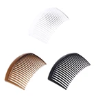 5 шт.компл. расческа ручной работы 23 зубца пластиковые головные уборы аксессуары для волос для женщин DIY клипса