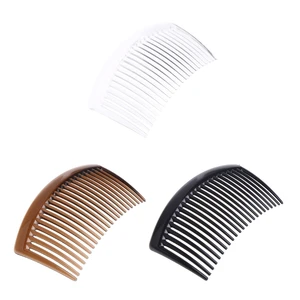 5 шт.компл. расческа ручной работы 23 зубца пластиковые головные уборы аксессуары для волос для женщин DIY клипса