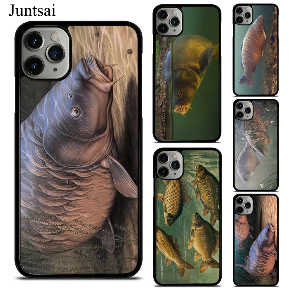 

CARP FISH FISHING Case For iPhone 13 Pro Max 12 Mini 11 Pro Max X XR XS Max SE 2020 6S 7 8 Plus Cover