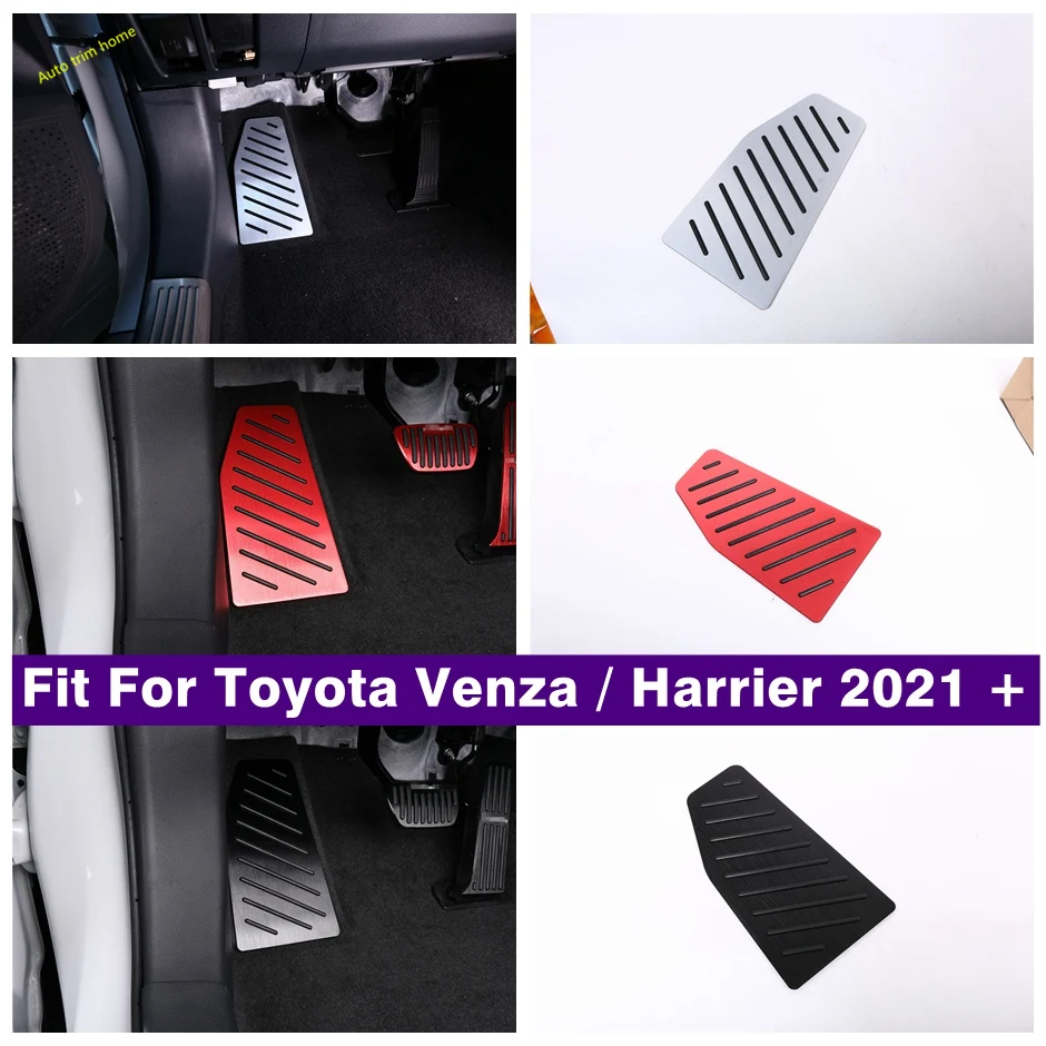 

Foot Rest Pedals Plate Car Pedal Pads Footboard FootRest Pad Board Cover Trim For Toyota Venza / Harrier 2021 2022 Accessories