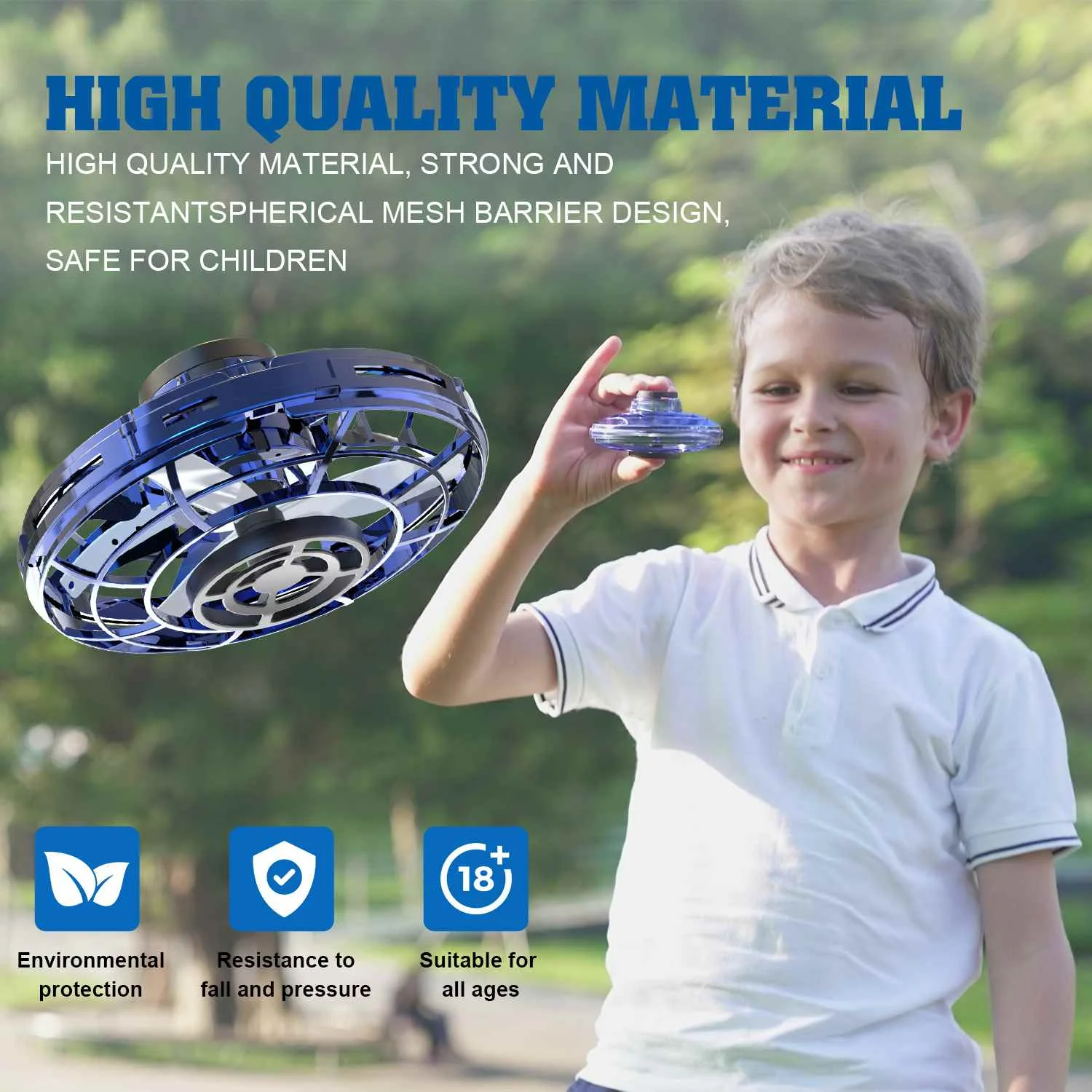 Flynova Атлетическая игровая Игрушка антистресс ручной мини летающий гироскоп Дрон