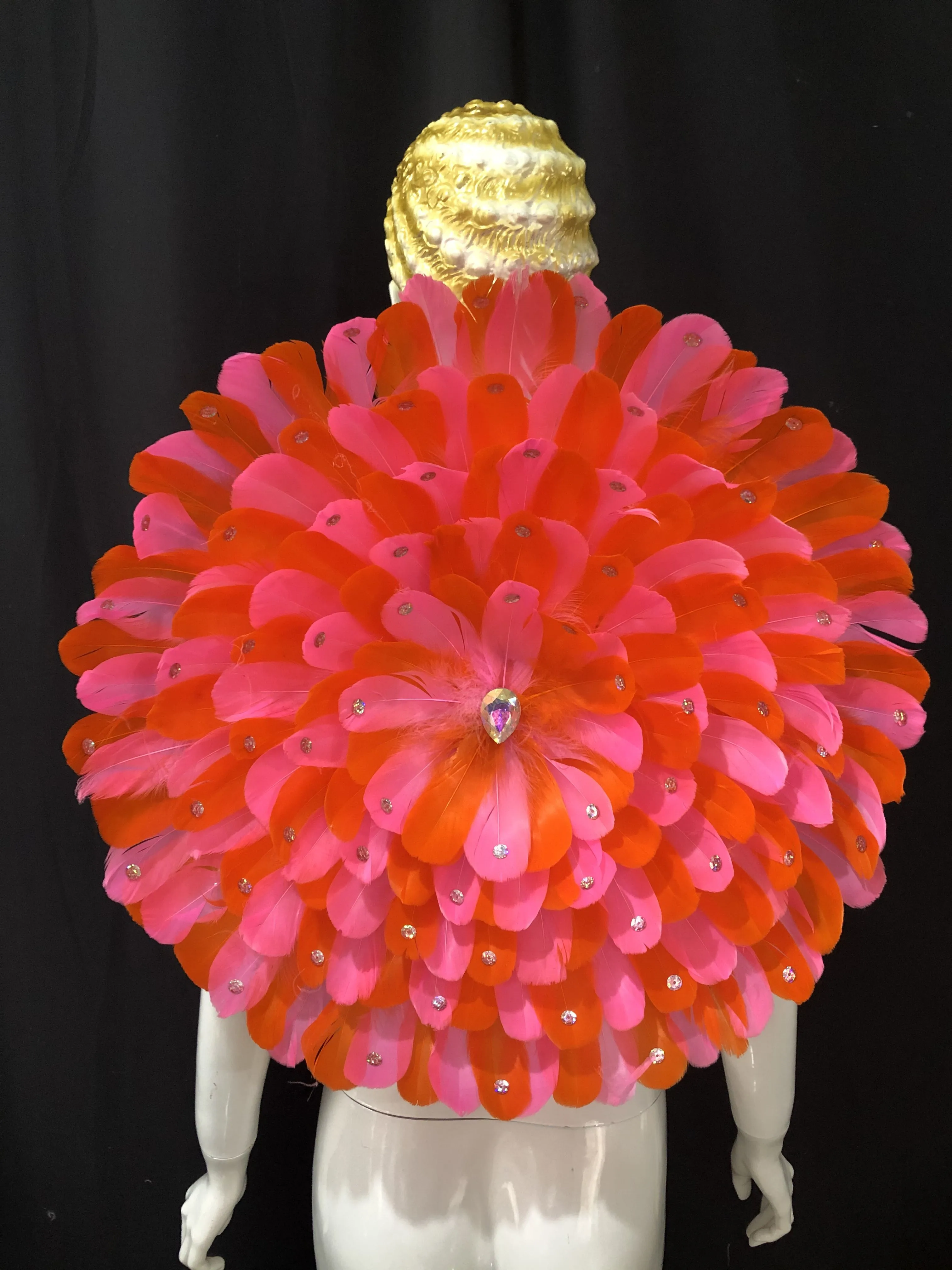 Аксессуары латинские танцы Самба модные изысканные головные уборы Перья